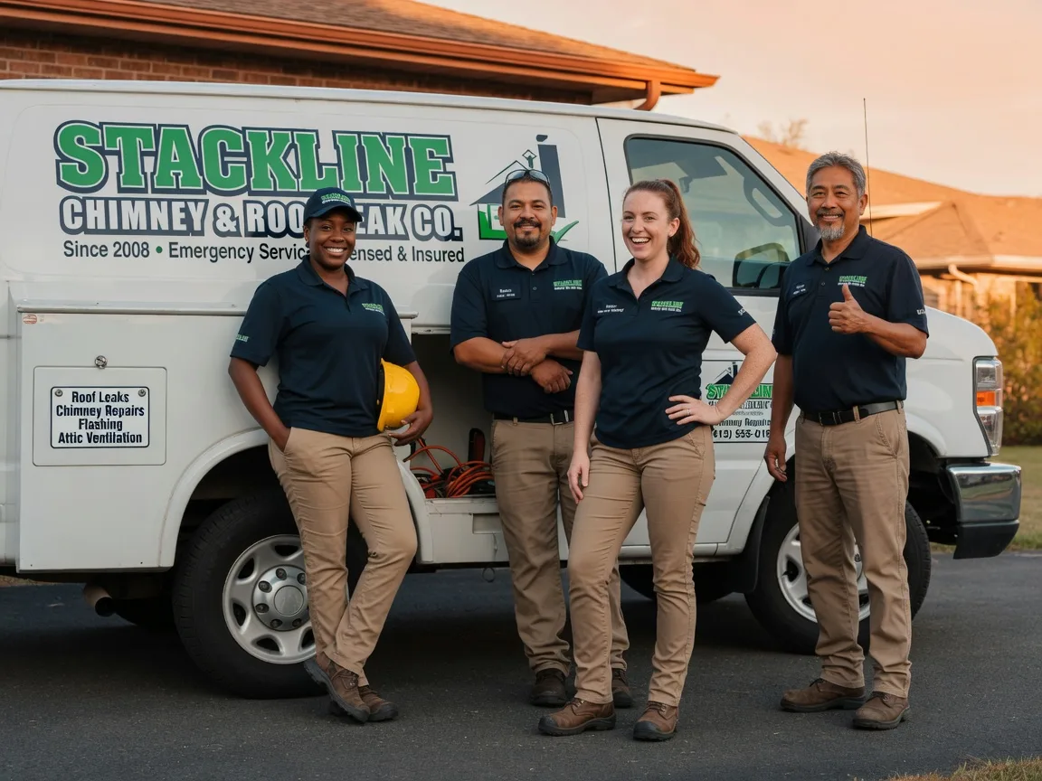 Chimney flashing repair company in Loving, TX